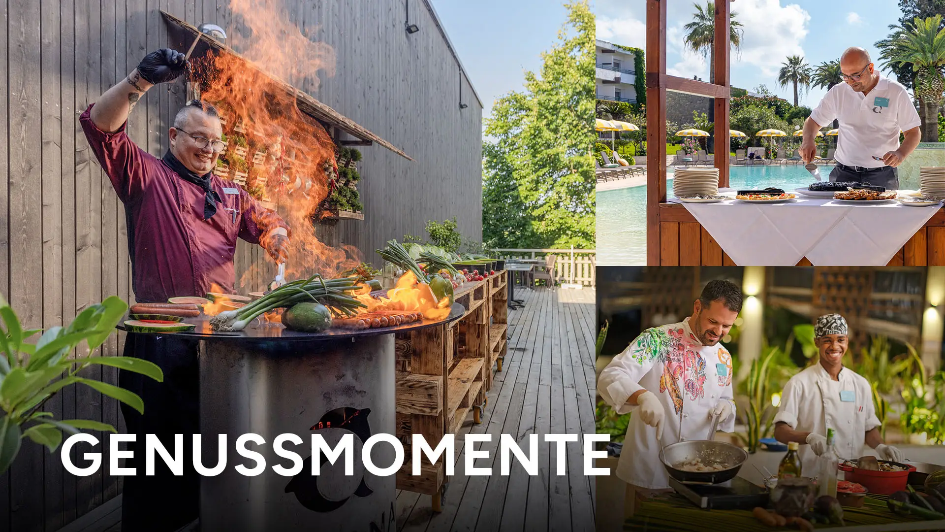 Genussmomente bei Aldiana, live-Cooking, Köche